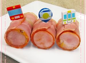 お弁当✿ウィンナーベーコンマスタード巻き-レシピのメイン写真
