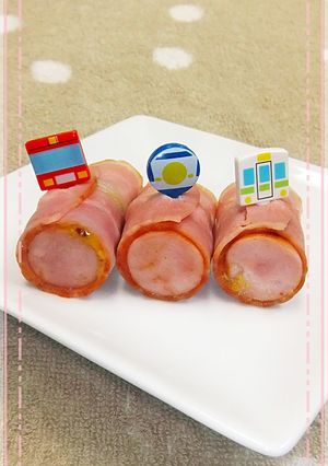 お弁当✿ウィンナーベーコンマスタード巻き-レシピのメイン写真