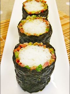ネギみそチャーシュー巻きおにぎり-レシピのメイン写真