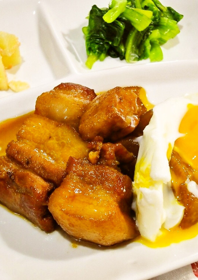 丼にも！豚と大根の角煮☆とろり温泉玉子と-レシピのメイン写真
