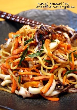 「海鮮焼きそば *オイスター醤油味」-レシピのメイン写真