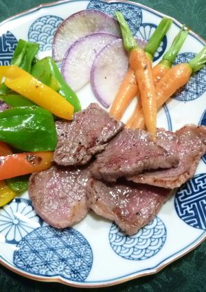牛肉と焼き野菜-レシピのメイン写真