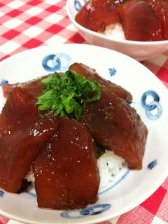 まぐろ漬け丼♪ゆず胡椒味で♪-レシピのメイン写真