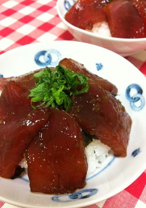 まぐろ漬け丼♪ゆず胡椒味で♪-レシピのメイン写真