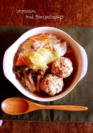 野菜と鶏だんごの満腹ヘルシースープ-レシピのメイン写真