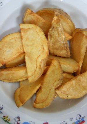 皮付きポテトの素揚げ＠ダシダ-レシピのメイン写真