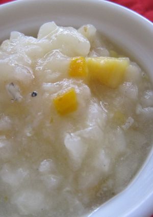 絶品離乳食☆さつま芋としらすのだし粥-レシピのメイン写真
