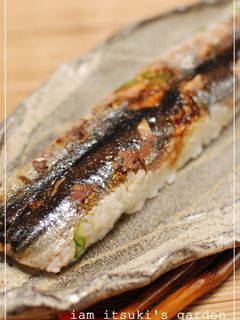 焼きサンマの味噌棒寿司-レシピのメイン写真