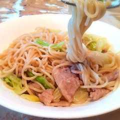 キャベツと豚肉の洋風スパゲティ-レシピのメイン写真
