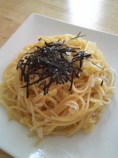揚げ玉とめんつゆの和風パスタ-レシピのメイン写真