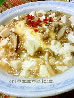 ふわ玉☆きのこと豆腐のそぼろあんかけ丼☆-レシピのメイン写真