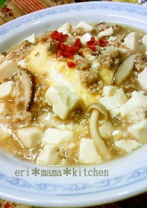 ふわ玉☆きのこと豆腐のそぼろあんかけ丼☆-レシピのメイン写真