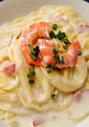 クリームパスタ-レシピのメイン写真
