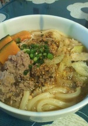 肉団子入り味噌うどん-レシピのメイン写真