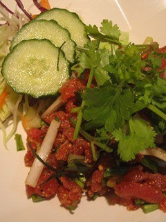 タイ風マグロのたたき-レシピのメイン写真