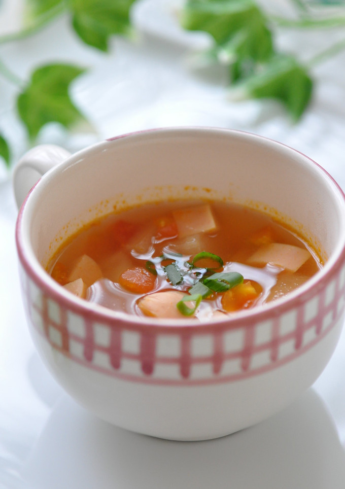 朝に美味しい♡冬瓜とトマトの爽やかスープ-レシピのメイン写真