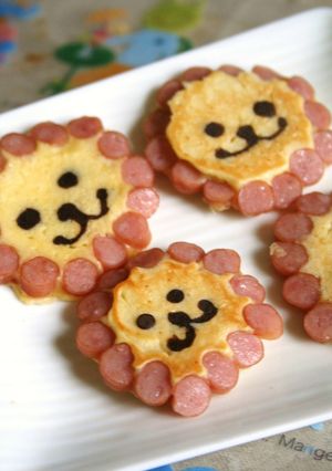 子供が喜ぶ♪ガオーなホットケーキ-レシピのメイン写真