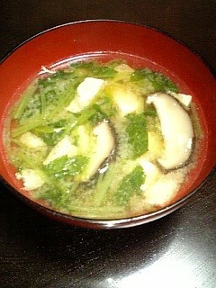 豆腐と三ツ葉の味噌汁★-レシピのメイン写真