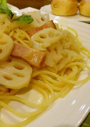 簡単♪蓮根のぺぺロンチーノ-レシピのメイン写真