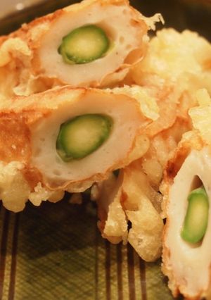 アスパラinちくわの天ぷら-レシピのメイン写真