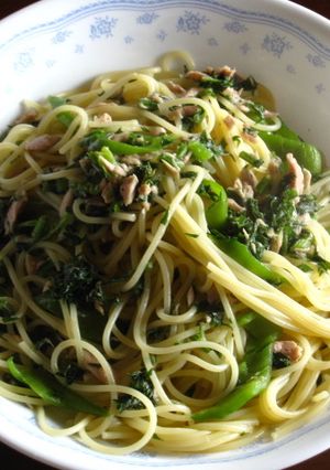 ペペロンチーノ風♪和のスパゲティ-レシピのメイン写真