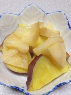さつまいもとりんごの甘煮-レシピのメイン写真