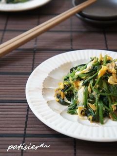 ほうれん草と桜えびの玉子とじ✿-レシピのメイン写真