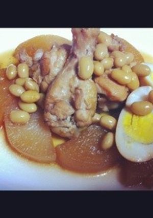 手羽先と大根のコッテリ煮♡-レシピのメイン写真
