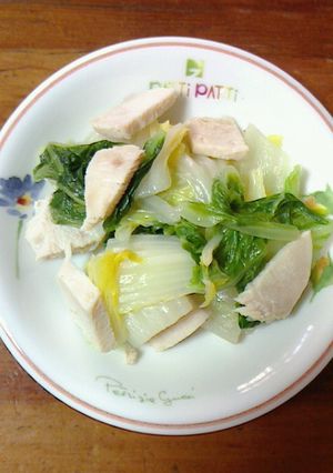 白菜とハムの炒め物-レシピのメイン写真