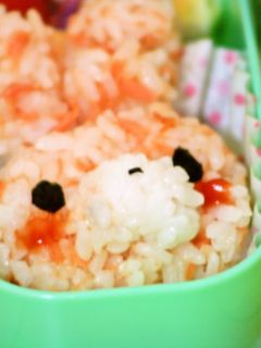 鮭フレークで♡うさぎちゃん-レシピのメイン写真