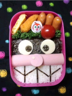 お弁当に☆簡単どあっぷばいきんまん-レシピのメイン写真
