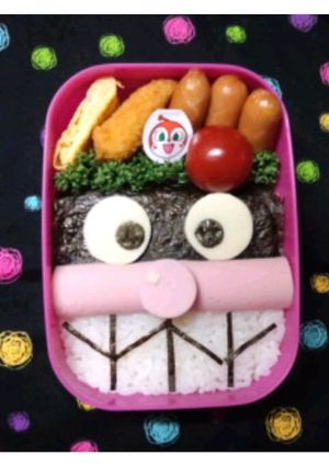 お弁当に☆簡単どあっぷばいきんまん-レシピのメイン写真