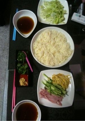 具沢山トッピングそうめん-レシピのメイン写真