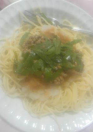 超簡単♪冷製納豆パスタ-レシピのメイン写真
