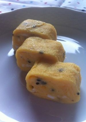 お弁当に☆簡単ごま塩卵焼き-レシピのメイン写真