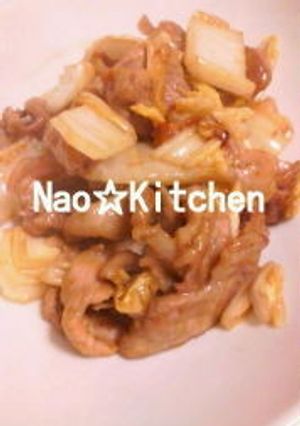 簡単!豚肉と白菜の生姜焼き☆-レシピのメイン写真