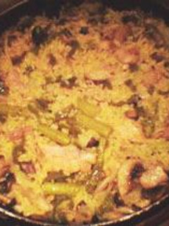 きのこと鶏肉のパエリヤ-レシピのメイン写真