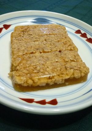 鶏そぼろの煮こごり-レシピのメイン写真