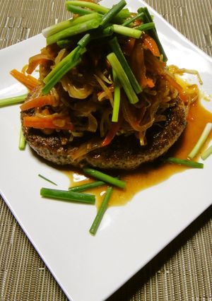 元職人直伝！韓国風プルコギ豆腐ハンバーグ-レシピのメイン写真