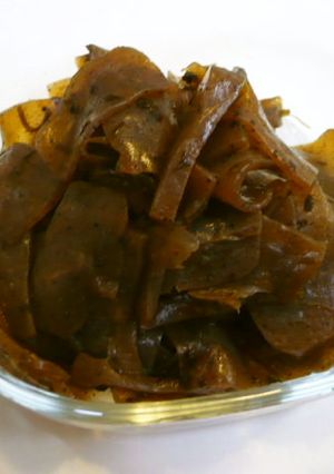 塩昆布で作る簡単こんにゃくの炒り煮。-レシピのメイン写真