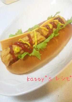 厚揚げ＆チーズｄｅホットドッグ-レシピのメイン写真