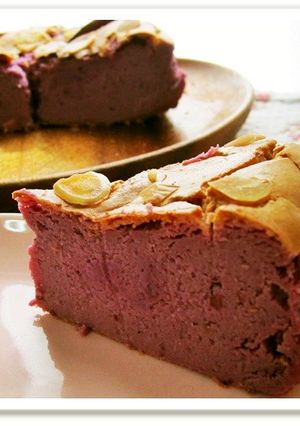 混ぜるだけ☆ヘルシー紫芋チーズケーキ-レシピのメイン写真