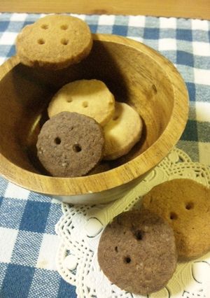 ＊ボタンのクッキー＊-レシピのメイン写真