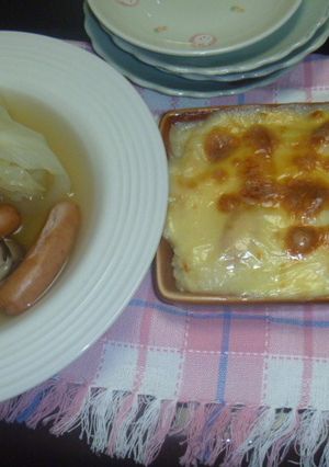 胃に優しい！簡単！キャベツ丸ごとスープ-レシピのメイン写真