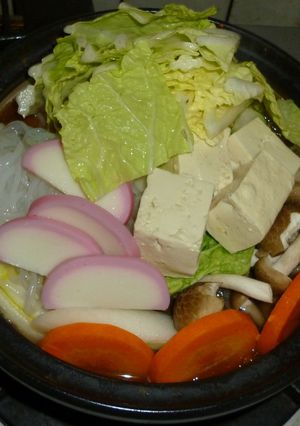 パパの野菜たっぶり鍋-レシピのメイン写真
