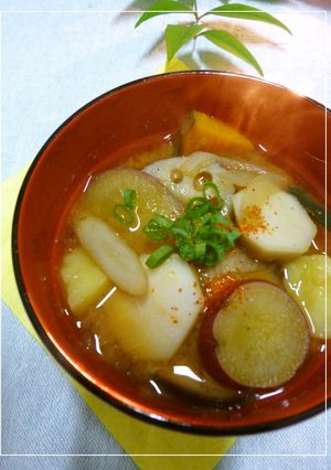 ほっこり×具沢山＊おかずになる味噌汁-レシピのメイン写真