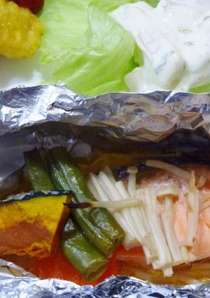 銀鮭のホイル包み焼き-レシピのメイン写真