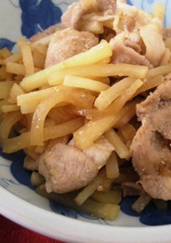 豚肉と大根の炒め物-レシピのメイン写真