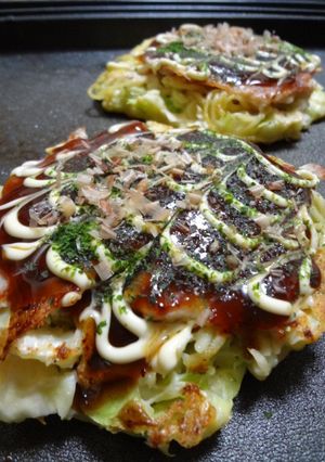 ふわふわ♪豆腐入りお好み焼き-レシピのメイン写真
