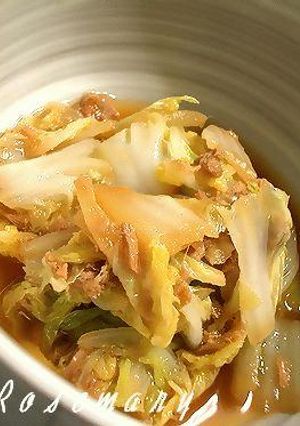 白菜とツナの煮物-レシピのメイン写真